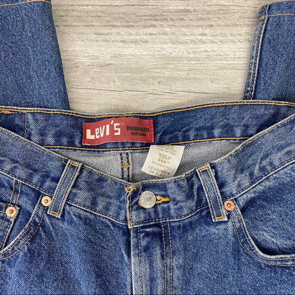 LEVIS 550 RELAXED FIT HUSKY VINTAGE JEANS - Picture 3 of 7